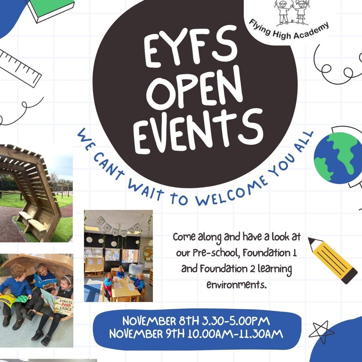 Bilsthorpe Flying High Academy - EYFS Open Events